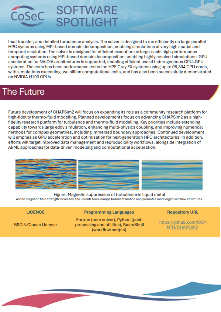 CHAPSim2 software spotlight page 2
