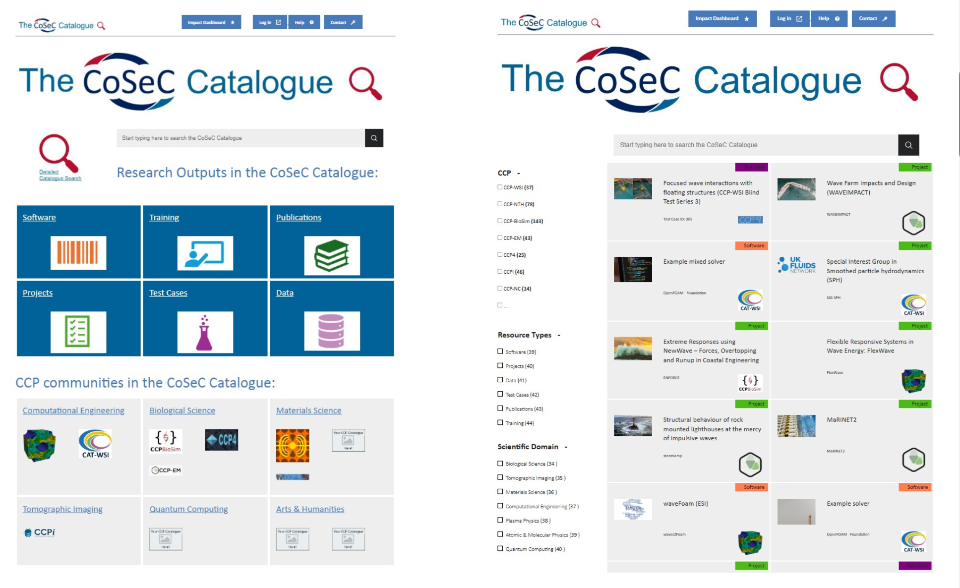 CoSeC Catalogue – CoSeC