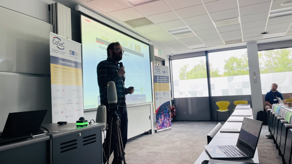 Tom presenting at HPC 2026