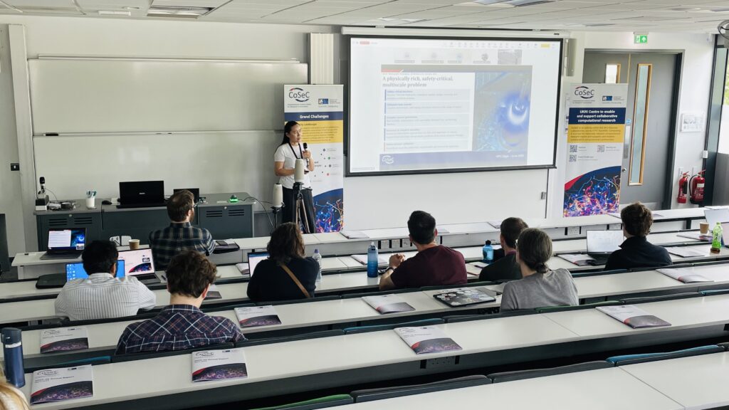 Wei Wang presenting at HPC 2026
