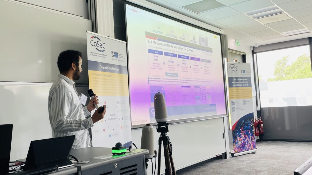 Mayank presenting at HPC 2026
